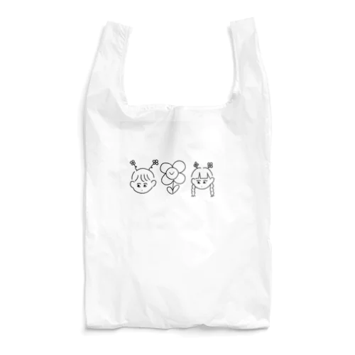 flowerちゃんflowerくん Reusable Bag