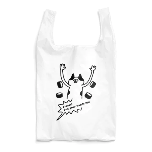 手を挙げるネコ Reusable Bag