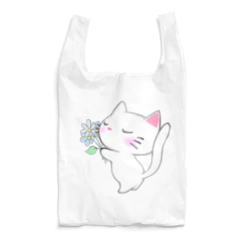 癒しの白猫 Reusable Bag