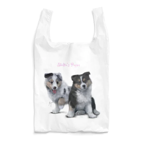 シェルティの子犬 Reusable Bag