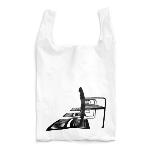 シルエットな椅子と影 Reusable Bag