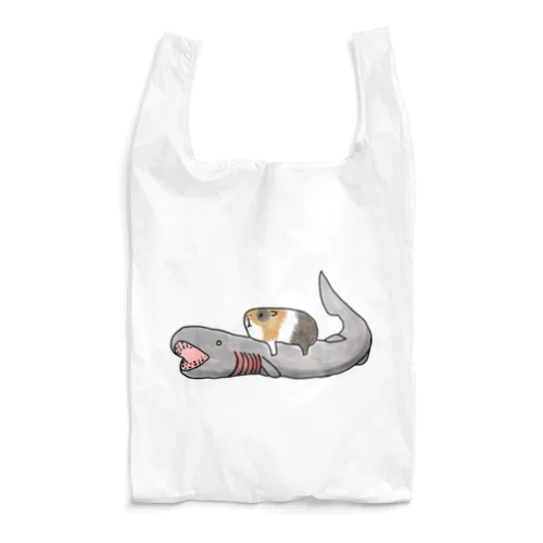 深海×モル　ラブカに乗ったモル Reusable Bag