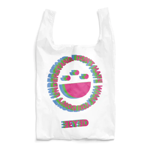 PEACEFUL SMILEY col.2 Reusable Bag