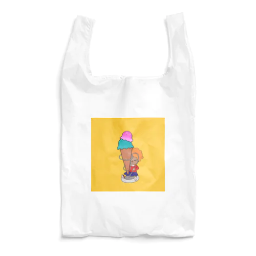 アイスクリン［あふろちゃんとマッシュくん］ Reusable Bag