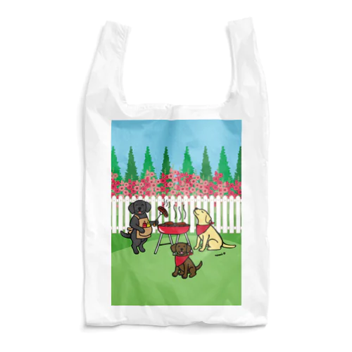 ラブラドールのBBQパーティー Reusable Bag