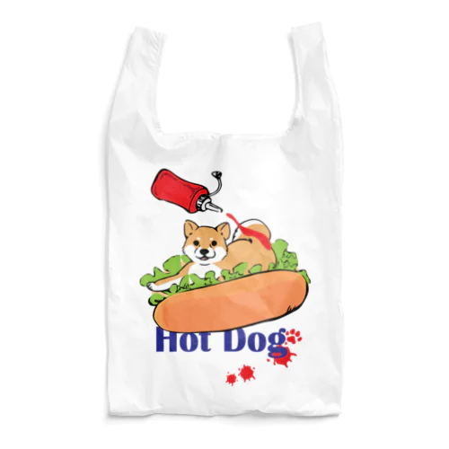 Hot Dog-柴犬 エコバッグ