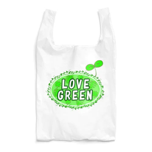 LOVE　GREEN　（ふたば） Reusable Bag