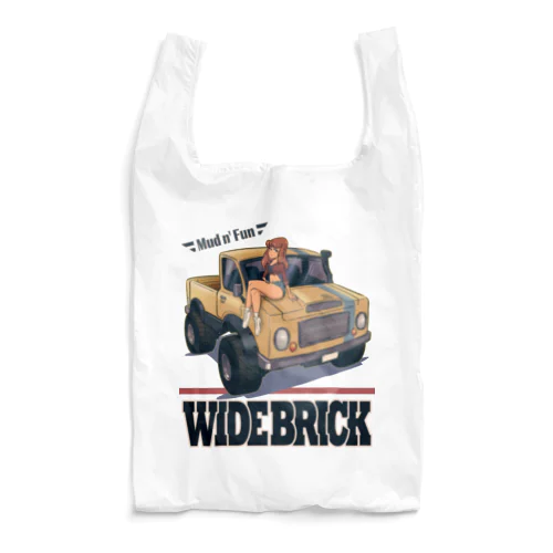 "WIDE BRICK" エコバッグ