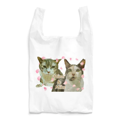 ミケちゃん＆ミミちゃんチャリティー Reusable Bag