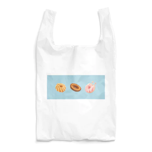 【sweets】ドーナツ-青 Reusable Bag