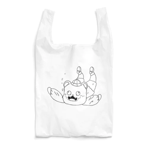 スカイダイビングするクマ Reusable Bag