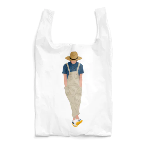 麦わらの青年 Reusable Bag