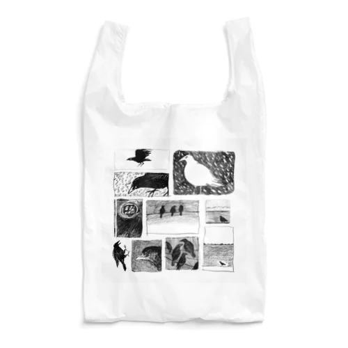 カラスたち Reusable Bag