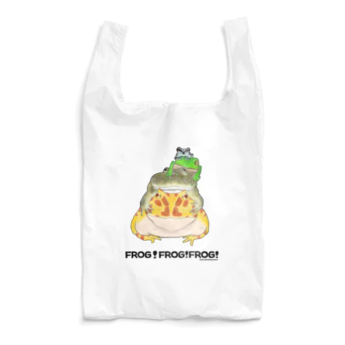 カエルのピラミッド Reusable Bag