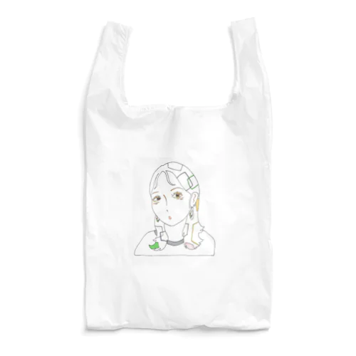 カラーが好きな女の子 Reusable Bag