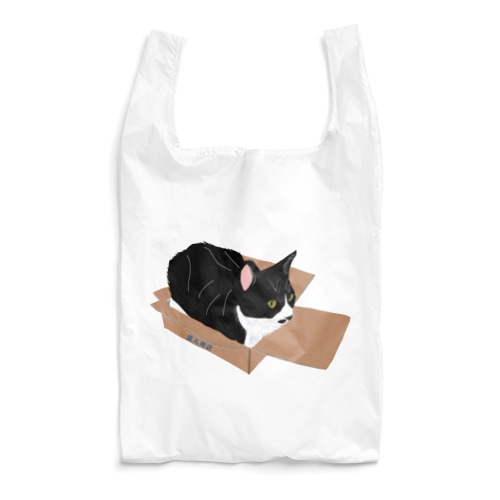 猫丸商店 ハチワレ 箱入り Reusable Bag