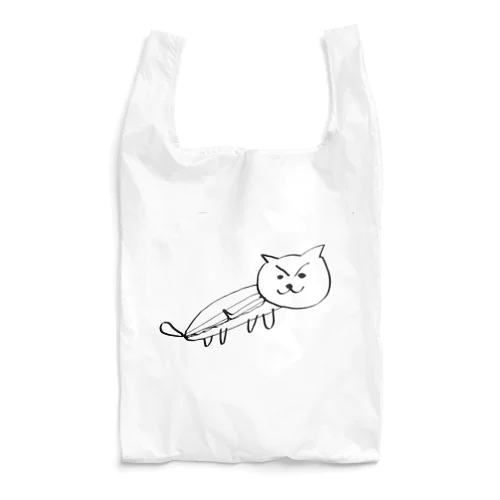 ハムチ犬 2 線画(黒) Reusable Bag