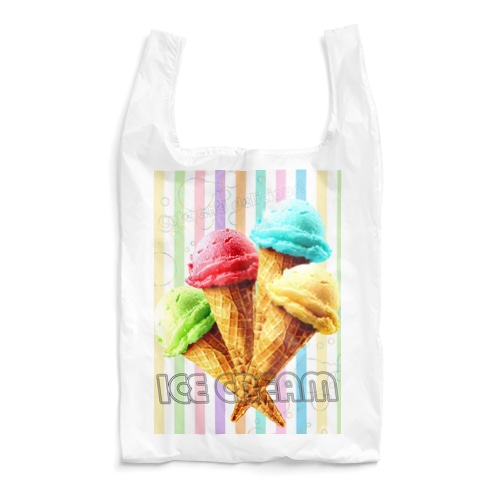 アイスクリームエコバッグ Reusable Bag