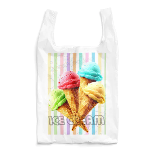 アイスクリームエコバッグ Reusable Bag