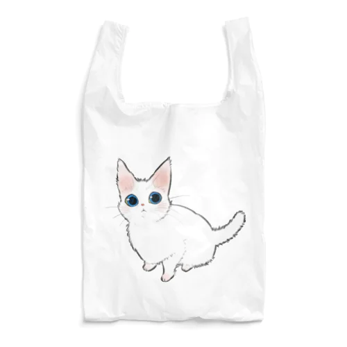 猫のしろしろ Reusable Bag