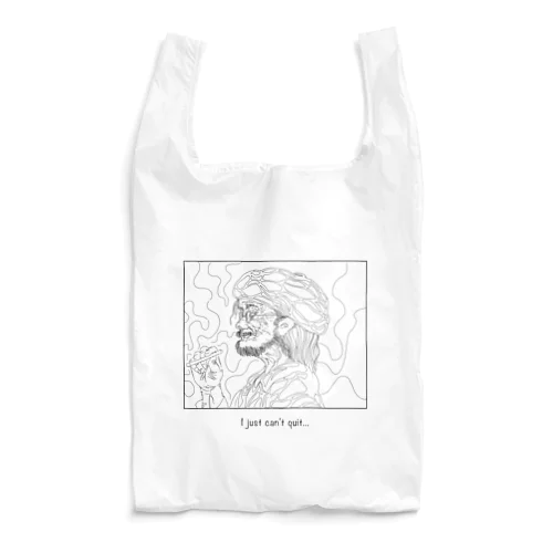 タバコ横顔シリーズ２ Reusable Bag