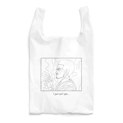 タバコ横顔シリーズ４ Reusable Bag