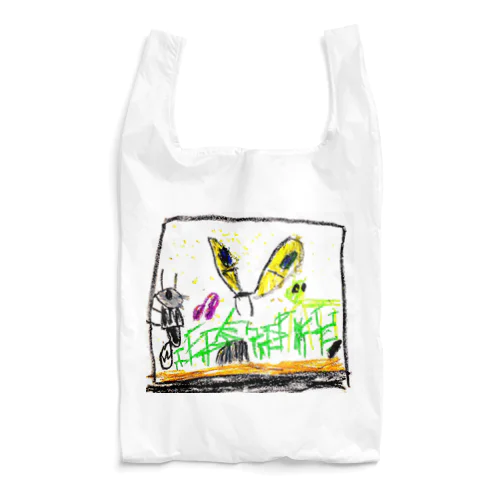 ぽよたろうの春の虫の絵 Reusable Bag