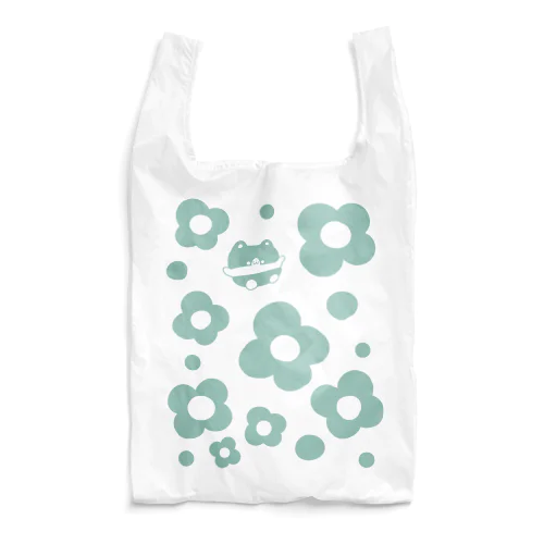 茶々丸とお花(ミント) Reusable Bag