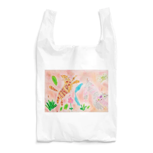 遊ぶねこちゃん Reusable Bag