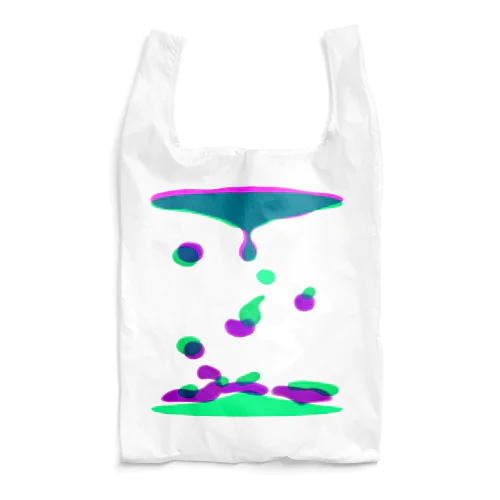 リキッドモーション［PURPLE×GREEN］ Reusable Bag