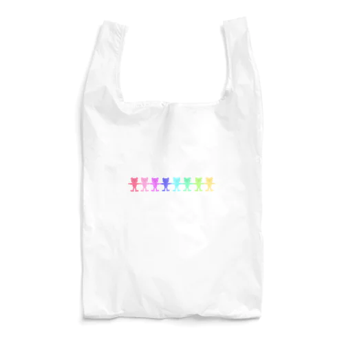 カラフルくまさん Reusable Bag