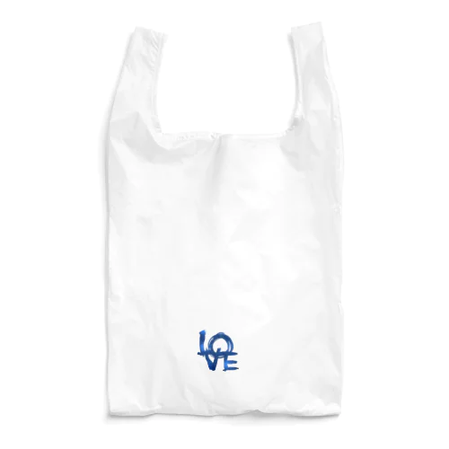 L🔵VE and BLUE Reusable Bag