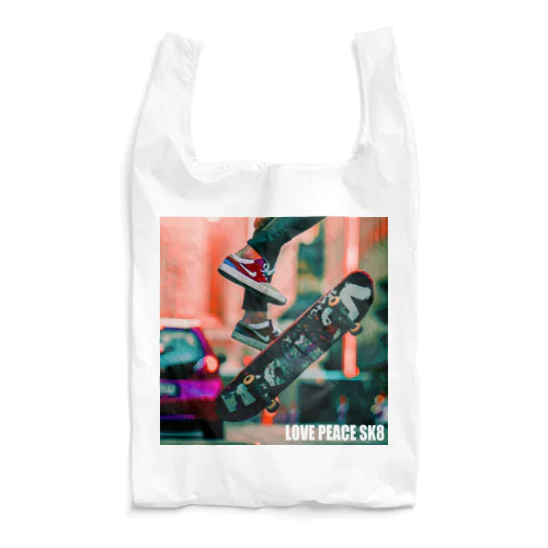 Love Peace SK8 #6 Reusable Bag