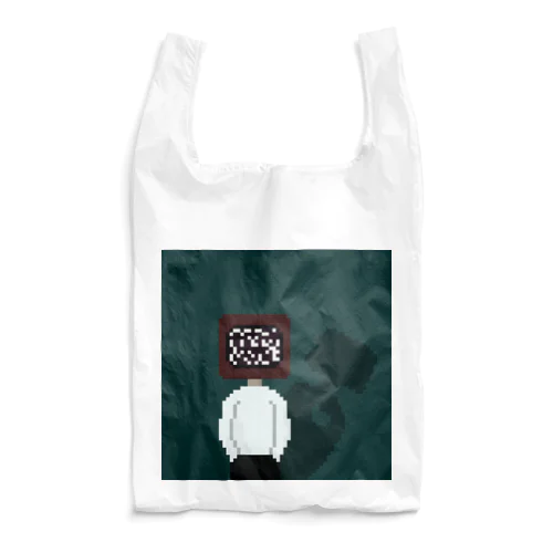 砂嵐テレビの男 Reusable Bag