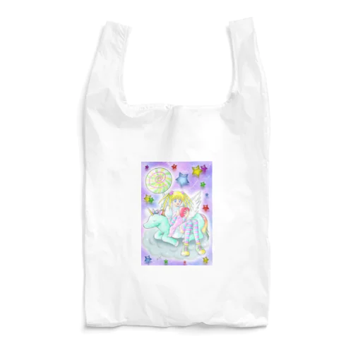 ユニコーンと少女 Reusable Bag