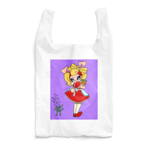 ラベンダーとウサギ Reusable Bag