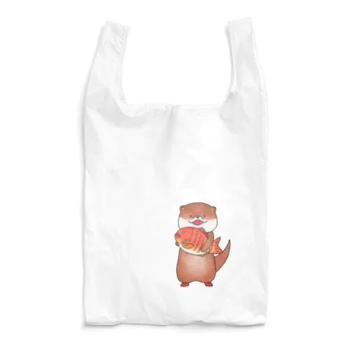 めで鯛カワウソ Reusable Bag