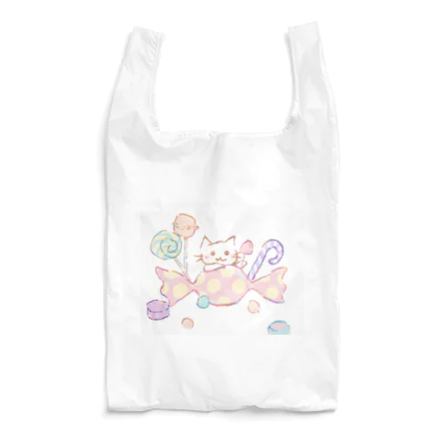 キャンディーねこ Reusable Bag