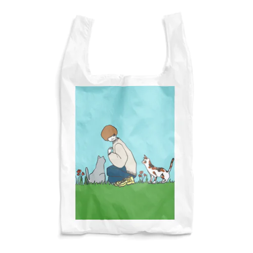 ねこちゃんおいで Reusable Bag