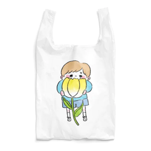 チューリップと男の子 Reusable Bag