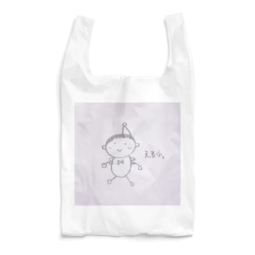 シロクロえるふさんのエコバッグ。 Reusable Bag