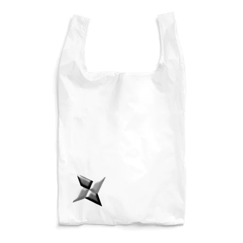 手裏剣【モノクロ】 Reusable Bag