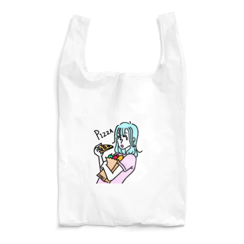 ピザとガール Reusable Bag