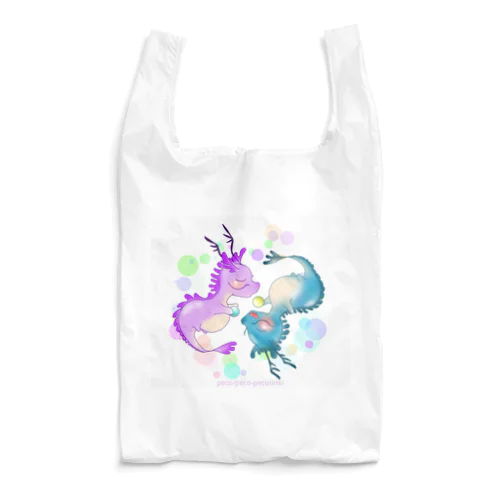 双子の龍神ちゃん。 Reusable Bag