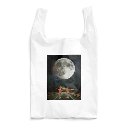 Girls with the moon Reusable Bag