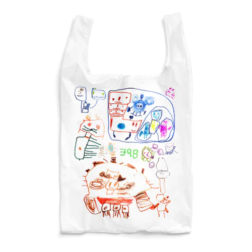 398（5さい）の絵 Reusable Bag