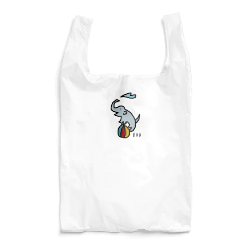 ひたすら玉乗りするゾウ Reusable Bag