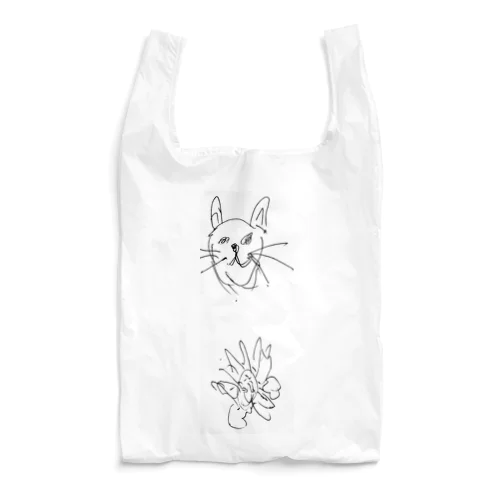 ねこさんが描いた猫　3 Reusable Bag