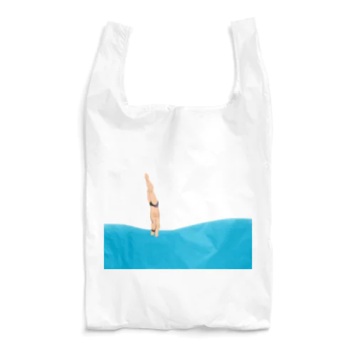 夏でも冬でも飛び込み選手 Reusable Bag