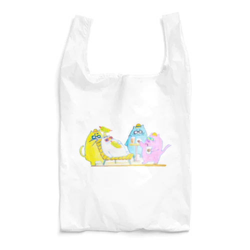 ねこねこへぶん Reusable Bag